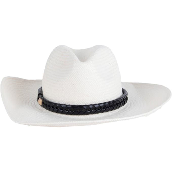 AllSaints Athena Stud Fedora Cream White Taglia: OS | Cappelli Outlet | Donna | Bianco