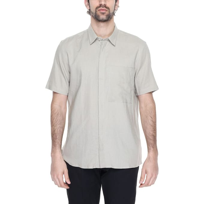 Linnen Korte Mouwen Shirt