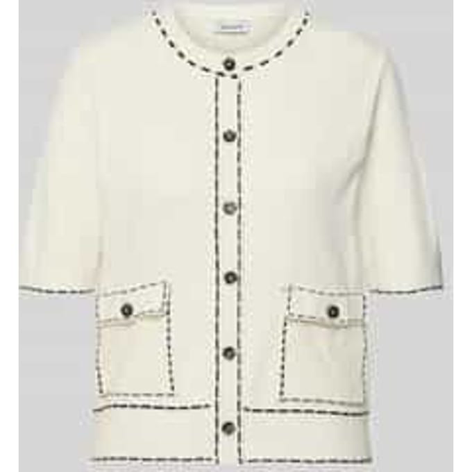 regular fit cardigan van viscosemix