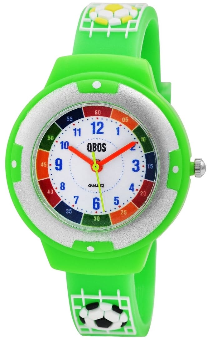 QBOS QBOS kinderhorloge Riley, Mineralglas