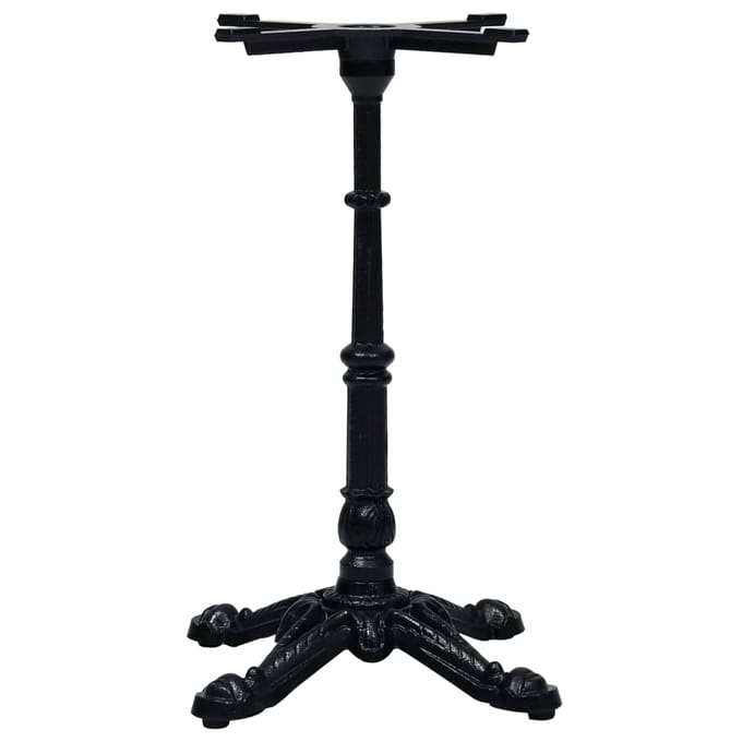 vidaXL - Bistrotafelpoot - 52x52x72 - cm - gietijzer - zwart