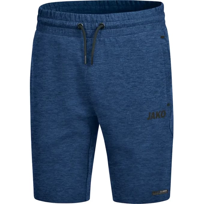 Jako Premium Basics Short Dames - Marine Gemeleerd | Maat: 40