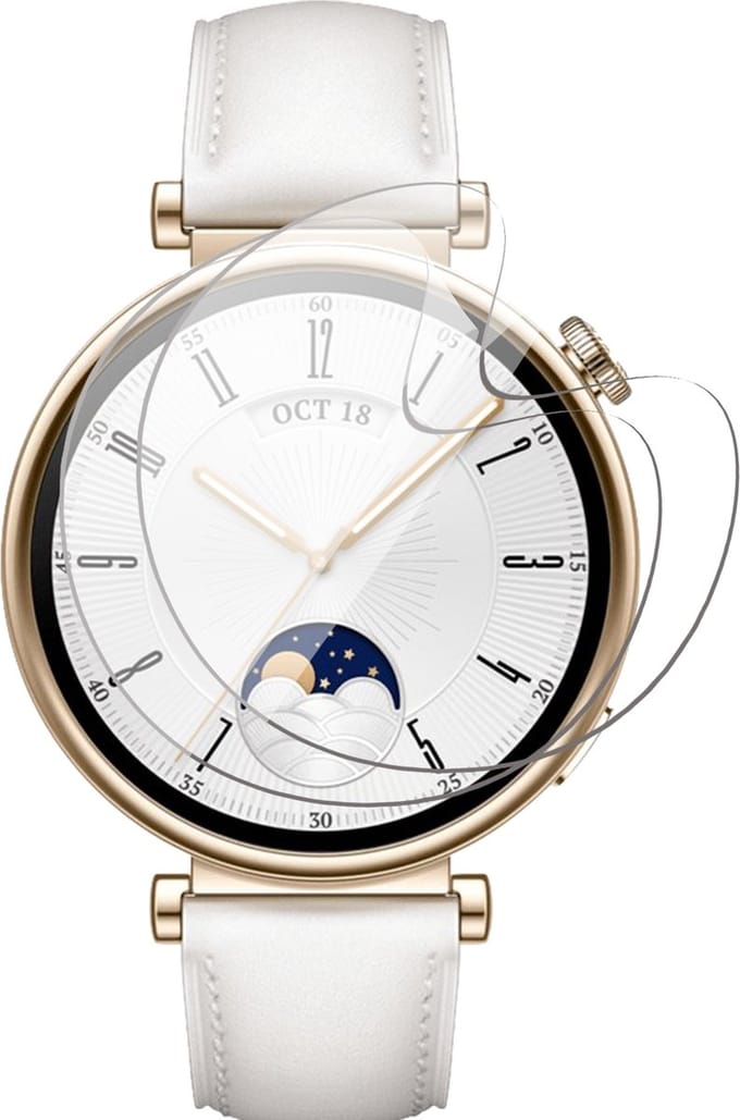 Screenprotector geschikt voor Huawei Watch GT 4 41mm - 2x FlexGuard Screen Protector