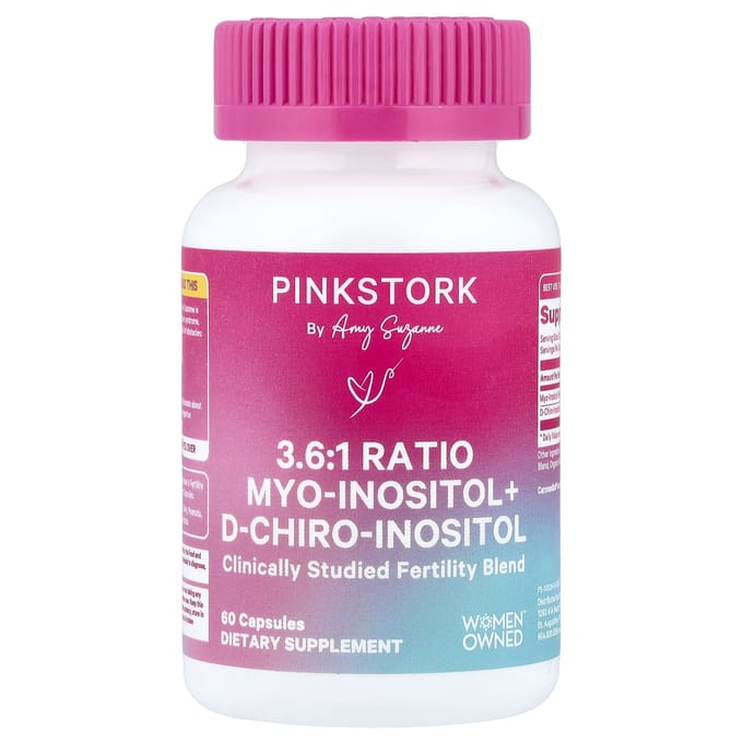 3.6:1 Ratio Myo-Inositol + D-Chiro-Inositol, 60 Gélules