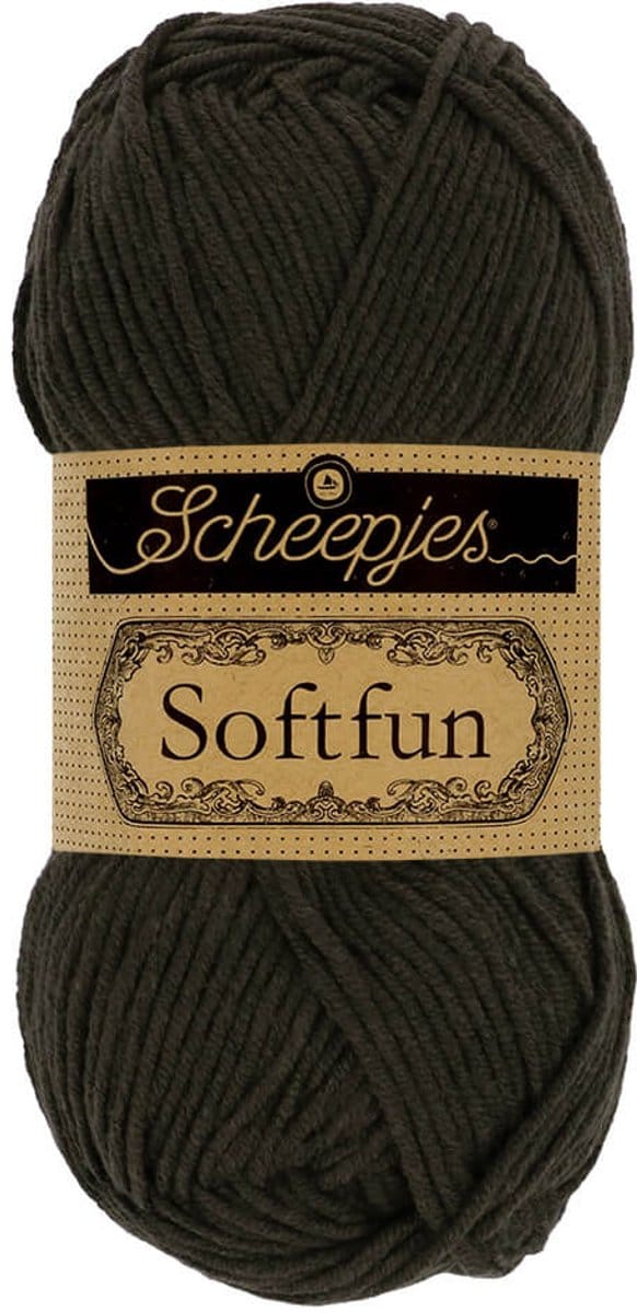 Scheepjes Softfun 50g - 2628 Charcoal