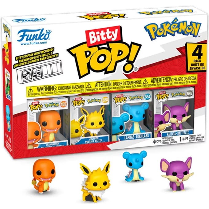 Funko! - Bitty POP 4PK Pokemon Charmander - Figuur