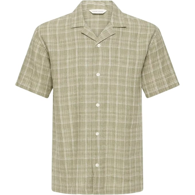 Linnen Geruite Overhemd Casual Friday CFReine