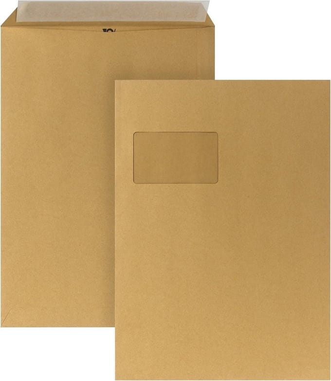 Verzendtas C4 Zelfklevend Wit 324x229mm 250 Stuks – Sterk & Professioneel