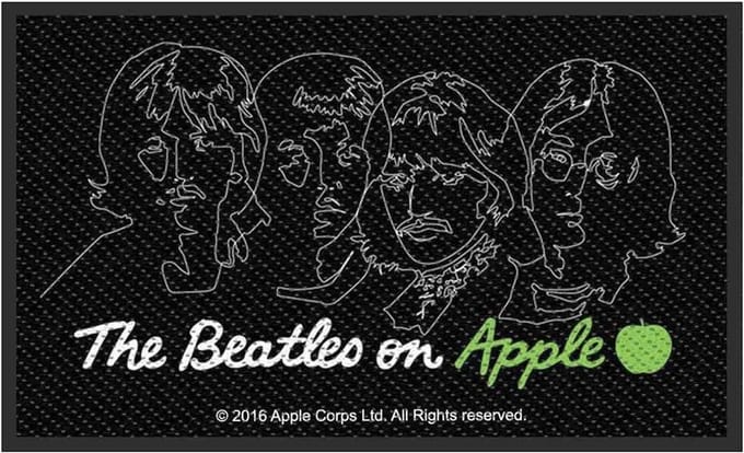The Beatles - On Apple Patch - Zwart