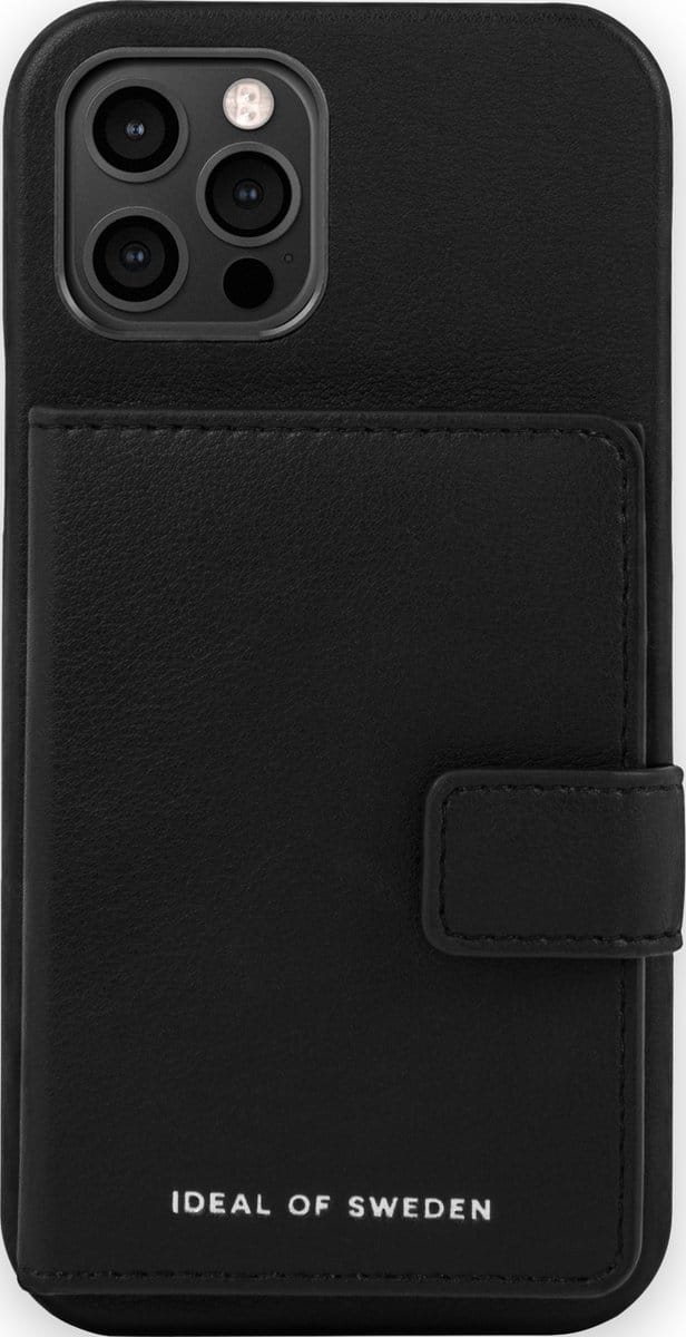 iDeal Of Sweden Statement Case iPhone 12/12 Pro Intense Black - Card Pocket