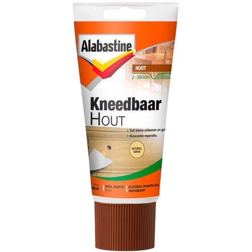 Alabastine - Kneedbaar Hout - Naturel - 75 G