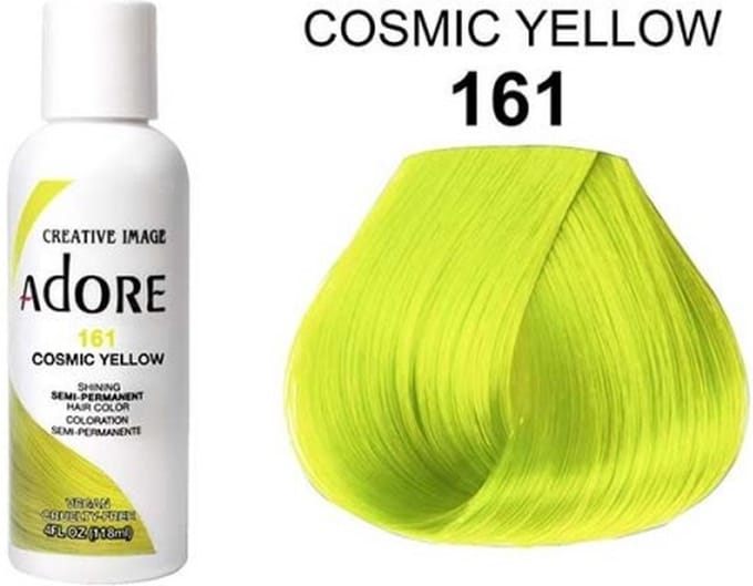 Semi Permanent Hair Color 161 - Cosmic Yellow