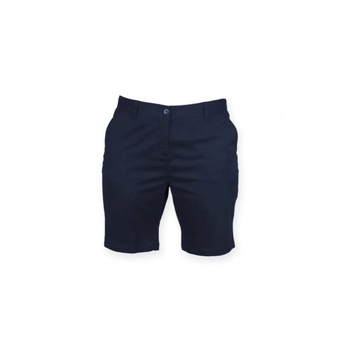 Dames stretch chino shorts Front Row