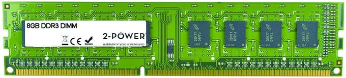 8GB DDR3L 1600MHz 2Rx8 1.35V DIMM