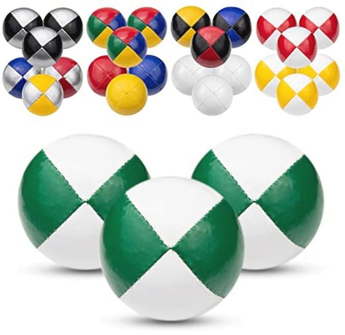 Professionele Juggling Balls Set van 3 met Online Leervideo - Ideaal voor Beginners en Gevorderden