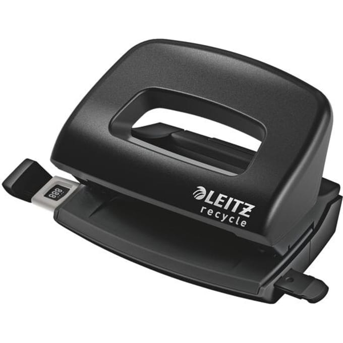 Leitz NeXXt Recycle Mini Perforator - Perforeert tot 10 Vel - Zwart
