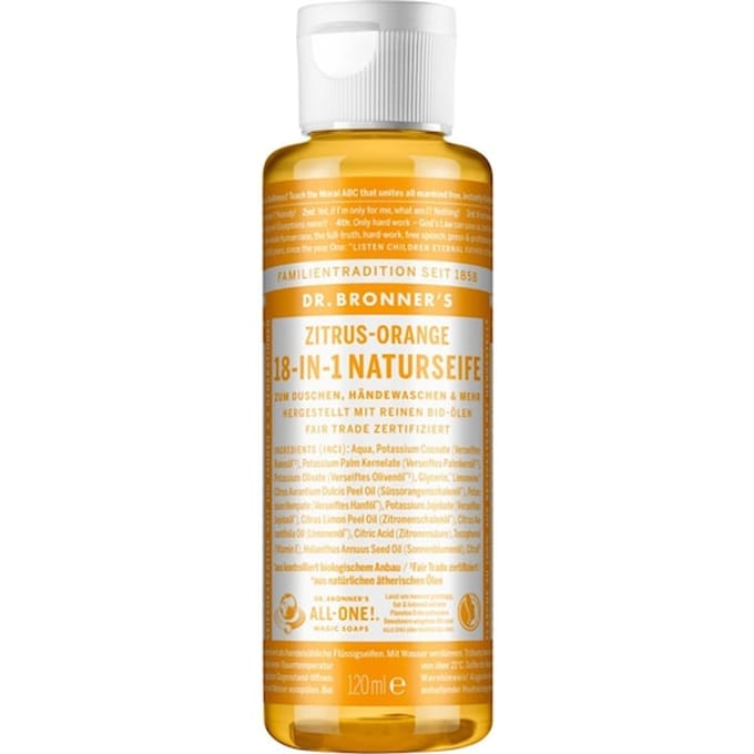 Dr. Bronner's Zeep 18-in-1 natuurlijke zeep Vloeibare Dames 120 ml