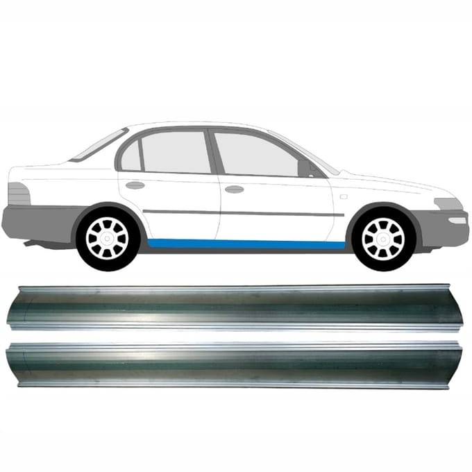 Reparatie dorpel voor Toyota Corolla E10 1991-1998 / Links + Rechts / Set