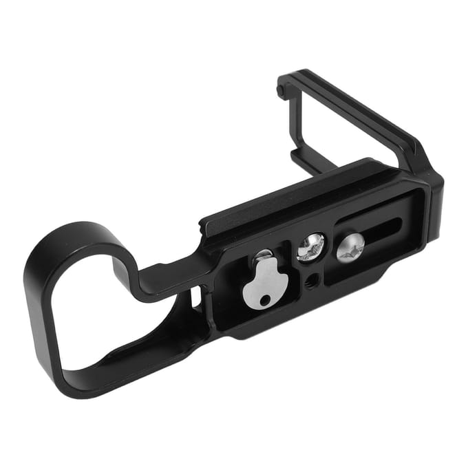 Verticale Camera L-Beugel Aluminiumlegering 1/4 Inch Schroefgat Snelkoppelingsplaat voor Hasselblad X2D black