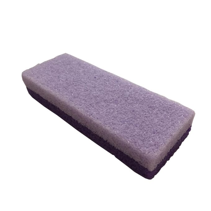 2 in 1 Pumice Stone Foot Stone Hard Skin Callus Remover Pedicure Tools for Feet paars