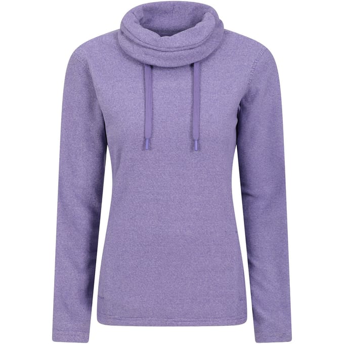 Mountain Warehouse Dames/Dames Hebridean Cowl Neck Fleece Top (Druif)