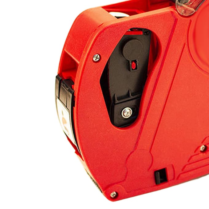 Étiqueteuse manuelle de prix à 8 chiffres avec couvercle Robuste Pratique Confortable Sensation en main Étiquette de prix red