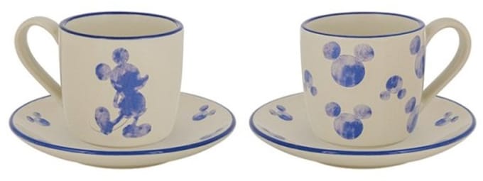 Disney Home - Mickey Mouse Kop en Schotel Espresso Setje