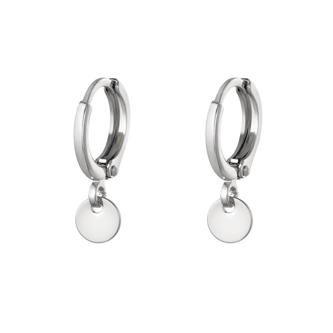Oorbellen plain coin - yehwang - oorbellen hanger - munt