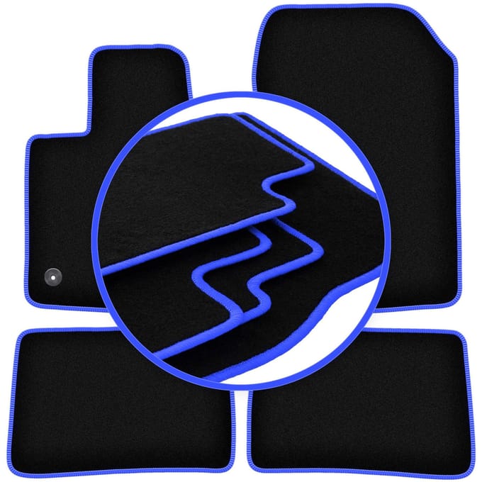CARLUX-BLUE automatten voor: Renault Twingo II hatchback (2007-2014)