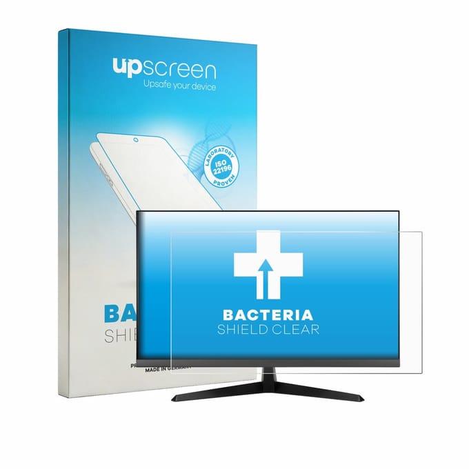 upscreen - Screenprotector voor Asus Eye Care VY249HGR 23.8" - Folie Beschermfolie transparant antibacterieel