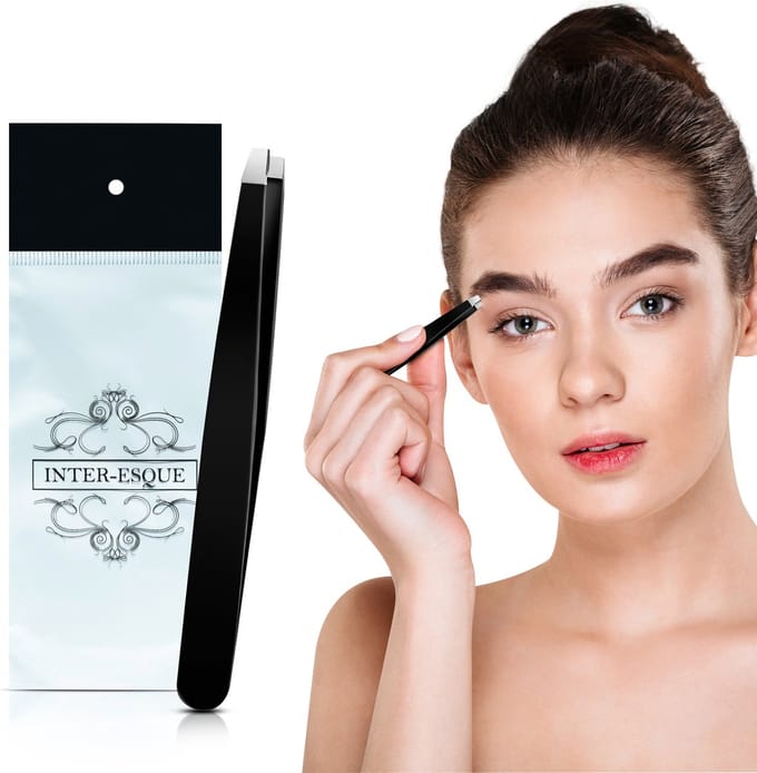 INTER-ESQUE - Epileer pincet - Tweezer - Epileren - Zwart