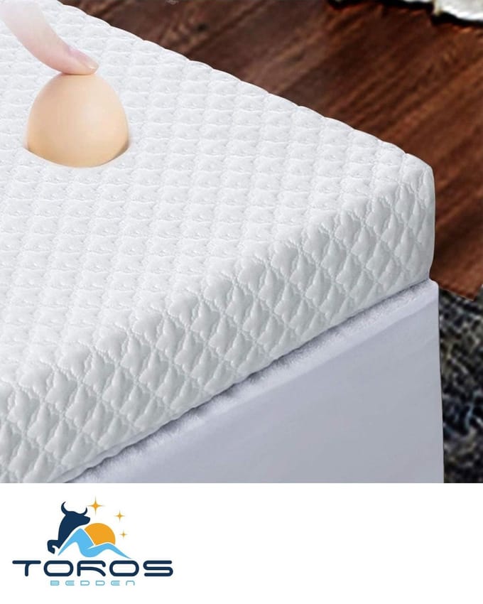 Topdek - Matras - Topper Hybrıde Bamboo 180x200 9 cm dik