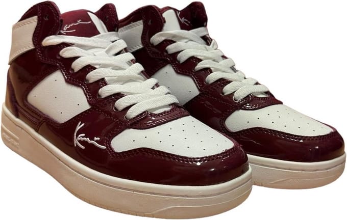 Karl Kani 89 High PRM - Sneakers - Burgundy/White - Maat 39