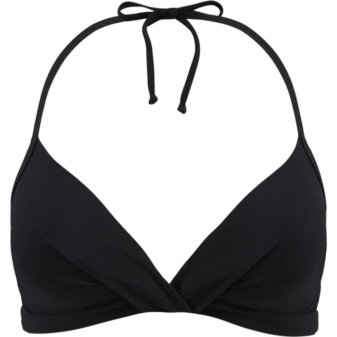 Barts  - Maat 42 - Solid Halter Zwart Dames Bikinitopje