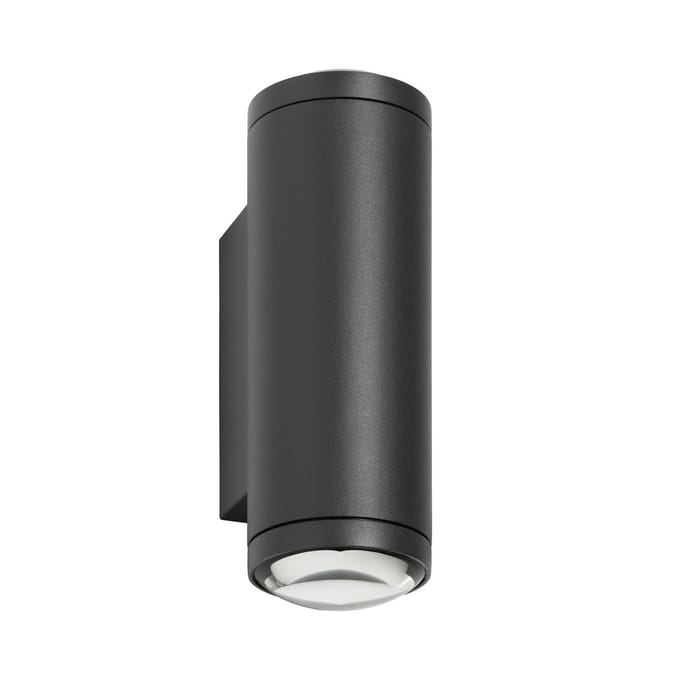 LCD LED buiten wandlamp 5155, 2 x 4 W, up & down, grafiet, aluminium