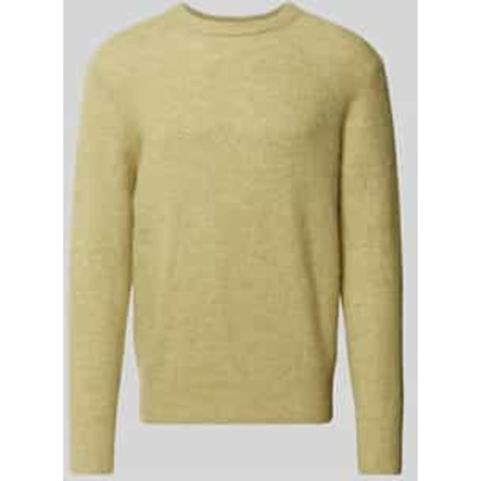 Gebreide pullover met ronde hals