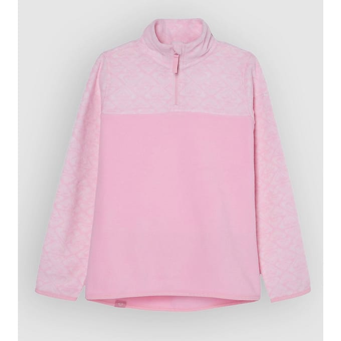Roxy Whitecamp Half Zip Kids Sweater roze