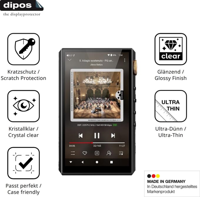 dipos – 4x Beschermfolie geschikt voor Oilsky G88 | Krasbestendige & heldere Screenprotector Ultra-Thin