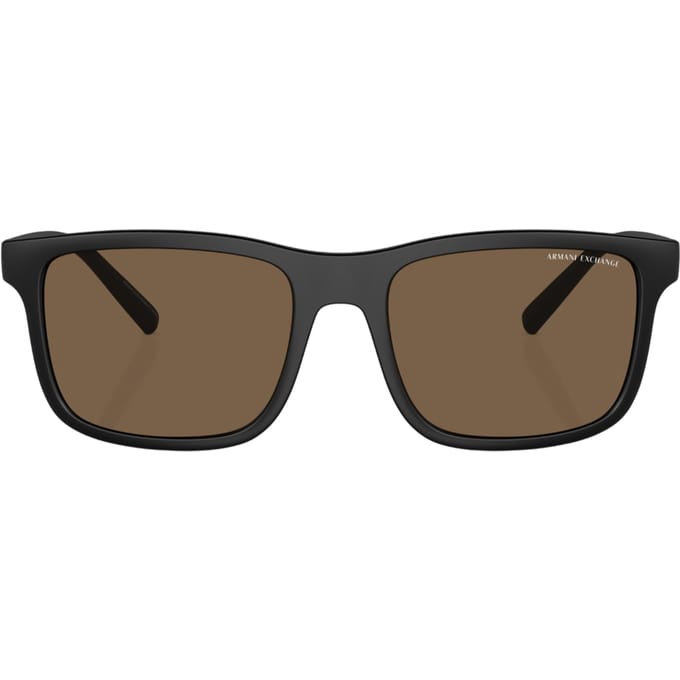 Armani Exchange Effen zonnebril (Bruin/zwart)