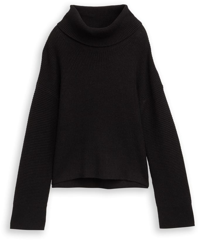 Tom Tailor - Oversized coltrui - Maat M - deep black