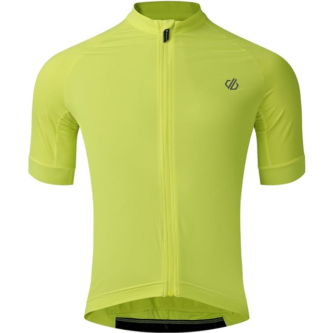 Dare 2B Heren Lightning Korte Mouwen Fietsshirt (Fluo Geel)