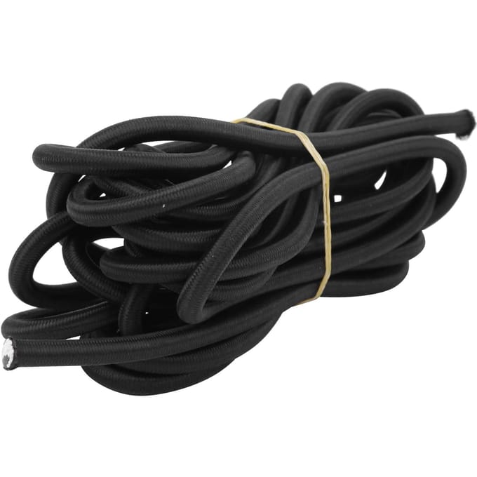 Draagbare Kanoën Kajak Boomstamkano Hoge Elastische Koord Touw Accessoires 6mmx5m black