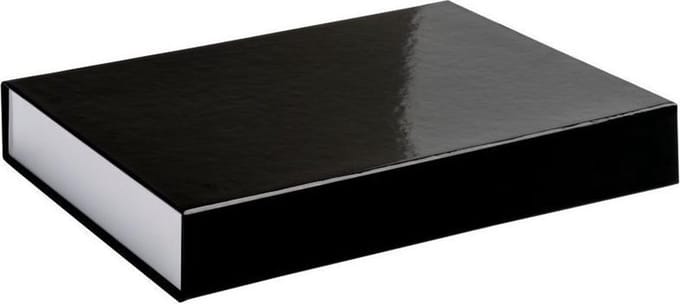 Cadeaudoos ZWART/WIT, 22x16,5x3cm (5 stuks)