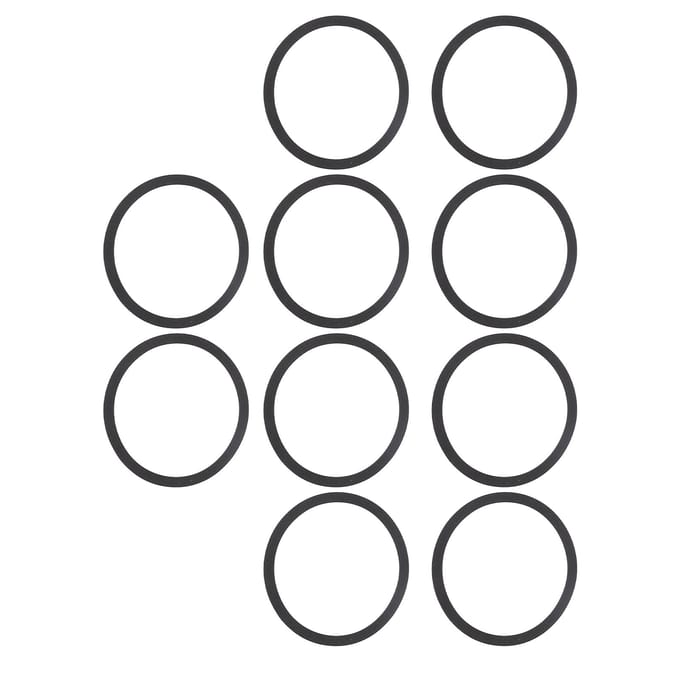 10 Stuks Luidspreker Afdichtingsring EVA Schokabsorberend Geluidsdempend Antislip 190mm Buiten Diameter Luidspreker Afdichtring white