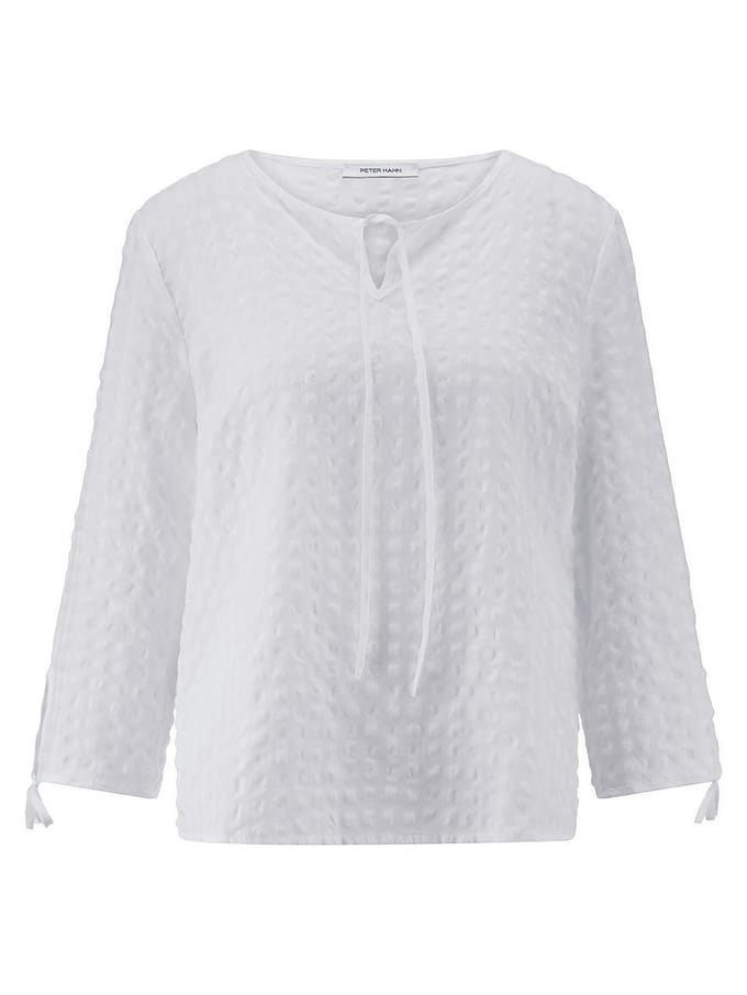 Blouse Van Peter Hahn wit