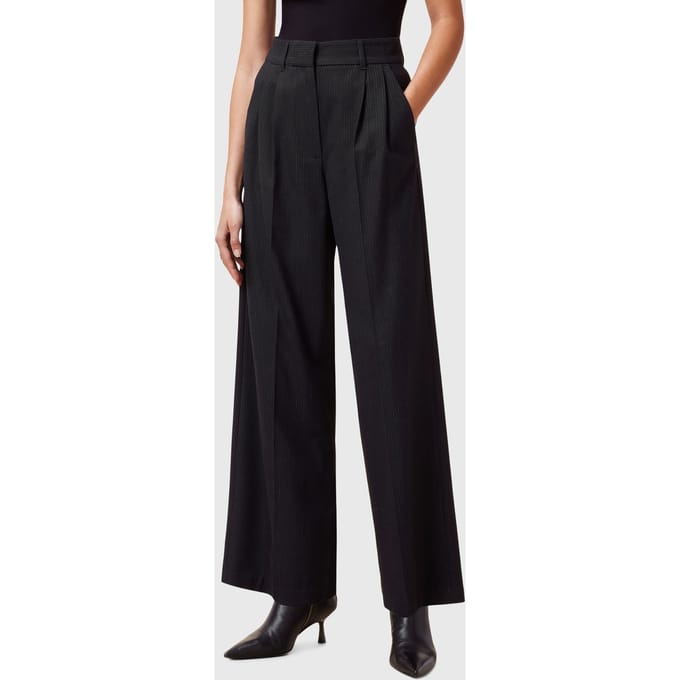 AllSaints Pinnie Trouser Black Taglia: 8 | Pantaloni da completo Outlet | Donna | Nero