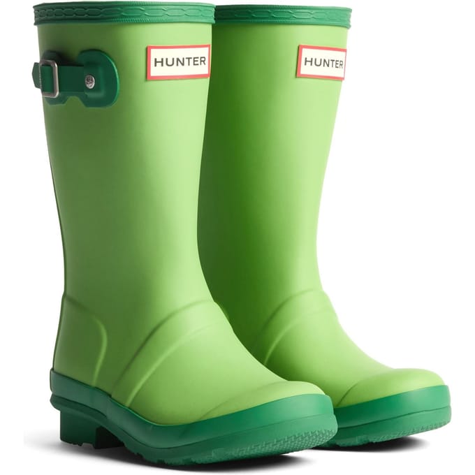 Hunter Junior Originals Rubberlaarzen Kinderen Zeewier/Twisting Groen