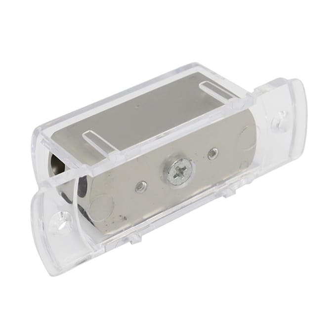 Splitterbox voor auto-audioconversie, 4-weg aardingsconnector voor audioconversie, 4GA8GA-lijnsplitter transparant