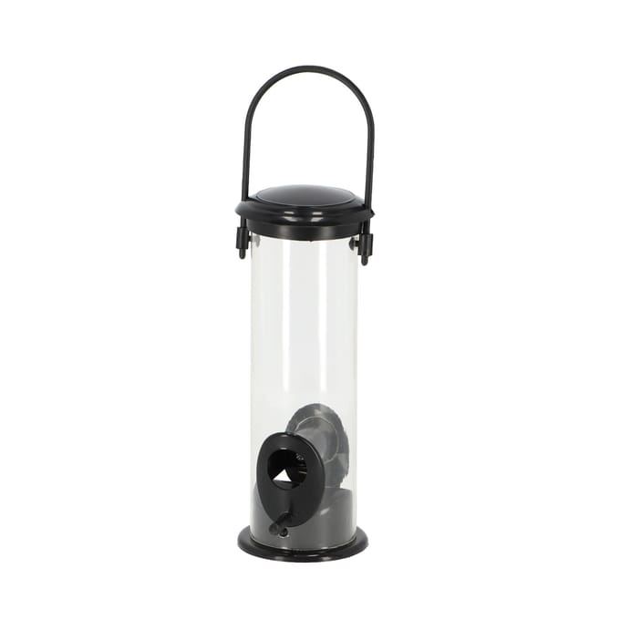 Esschert Design Vogelvoedersilo - Zwart Klein