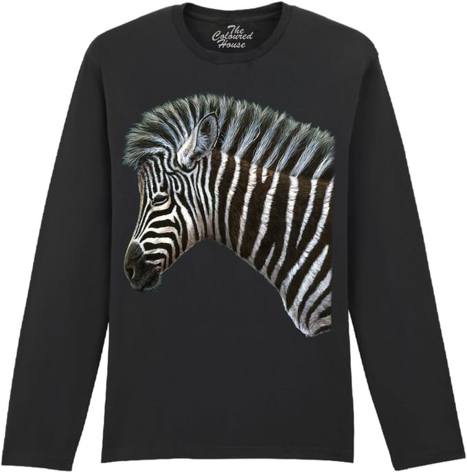 Zebra Foal The Coloured House Longsleeve T-shirt 3XL